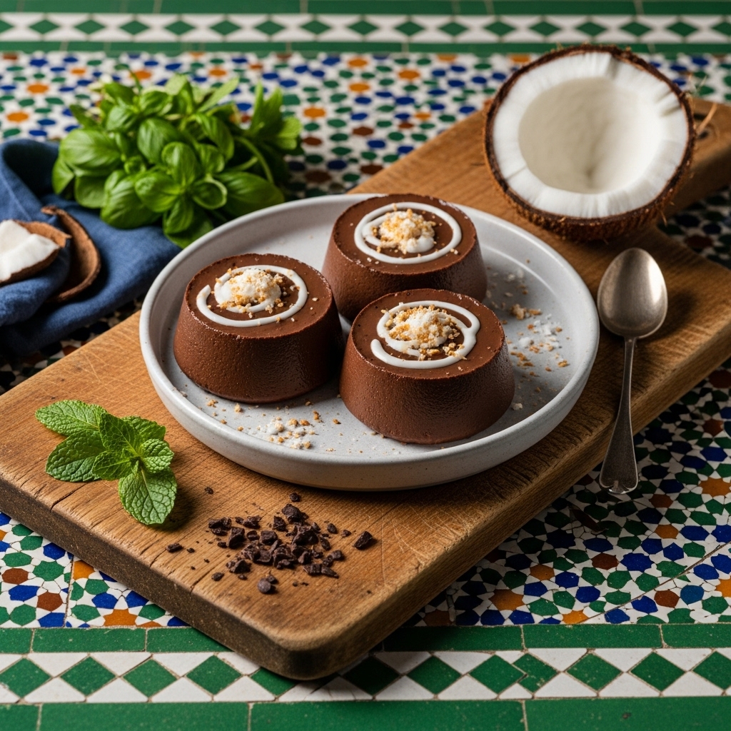 Chocolate Silk Pots de Crème – A Melody of Chocolate and Coconut